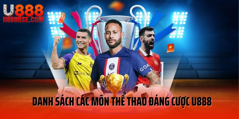 Danh sách các môn thể thao đáng cược